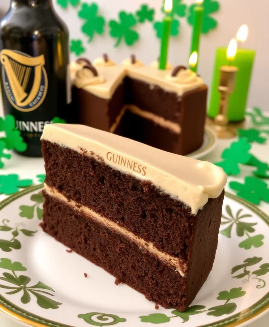 20 Irresistible St. Patrick's Day Recipes That Will Make You Feel Lucky! - 15. Guinness Chocolate Cake