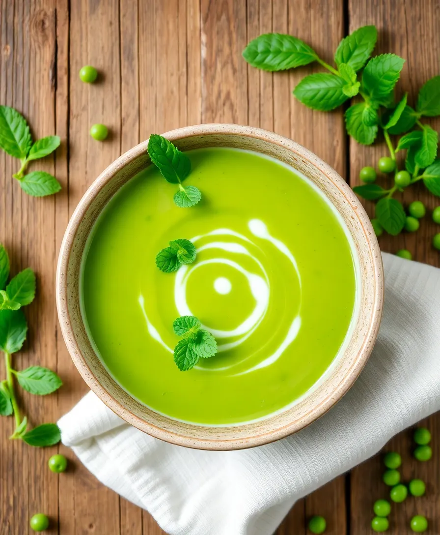 20 Irresistible St. Patrick's Day Recipes That Will Make You Feel Lucky! - 17. Green Pea and Mint Soup