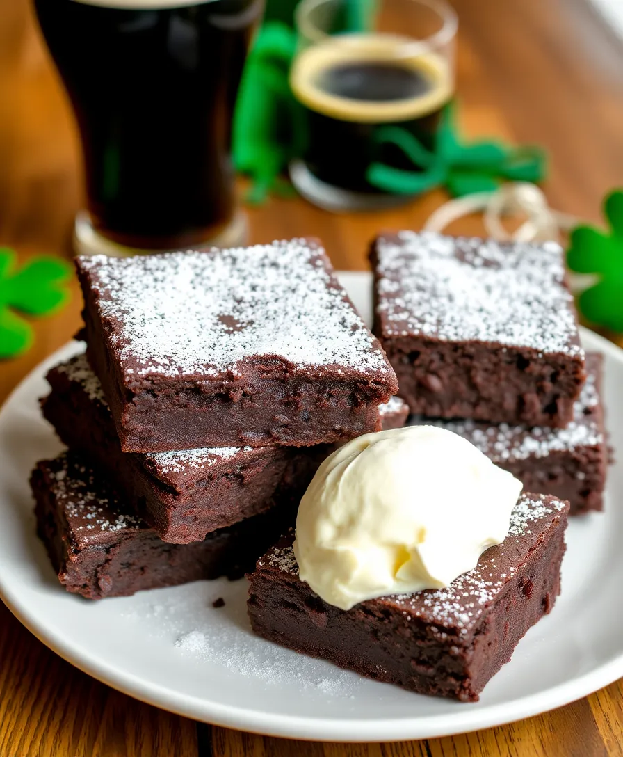 20 Irresistible St. Patrick's Day Recipes That Will Make You Feel Lucky! - 18. Chocolate Stout Brownies