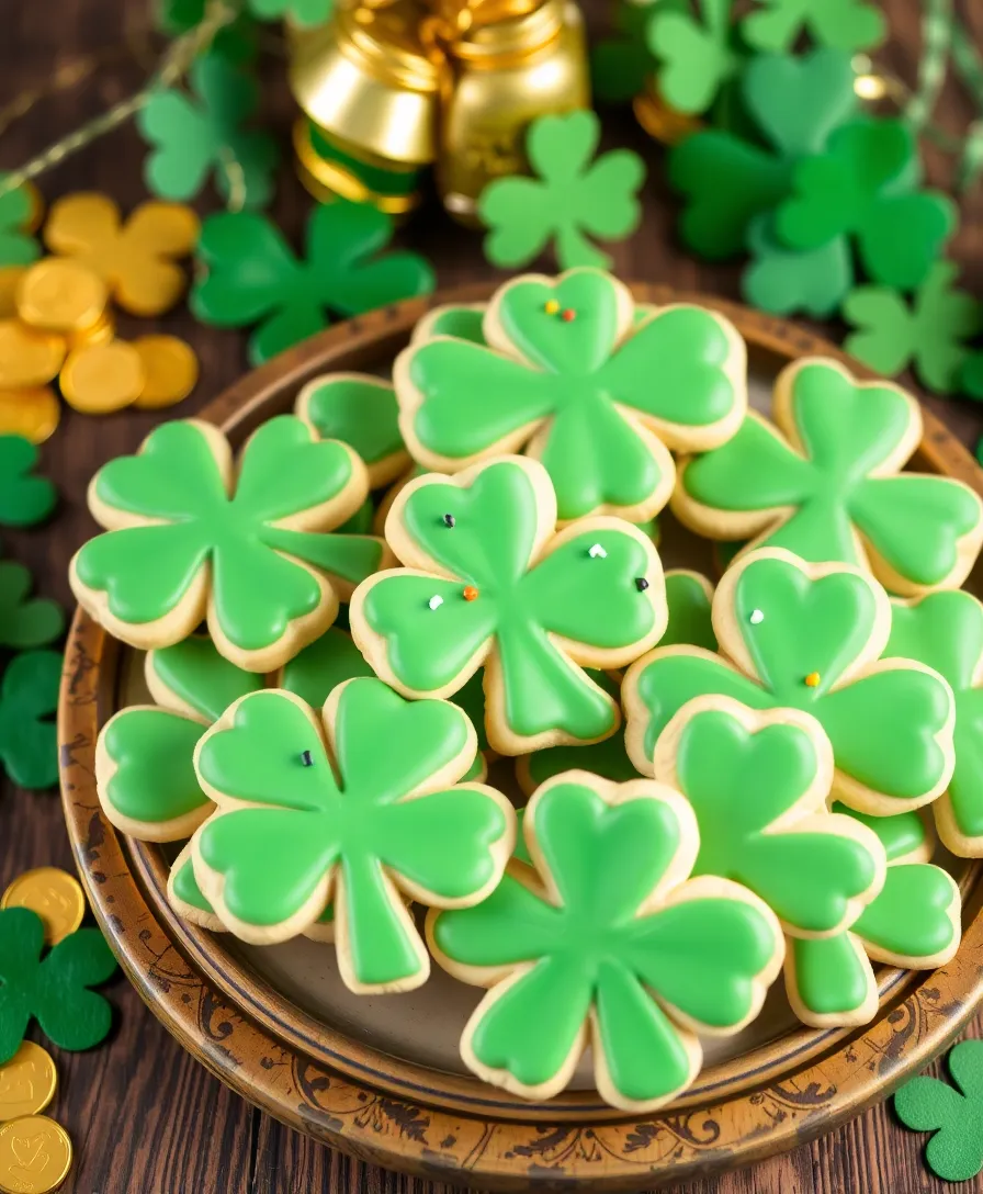 20 Irresistible St. Patrick's Day Recipes That Will Make You Feel Lucky! - 20. Festive Shamrock Cookies