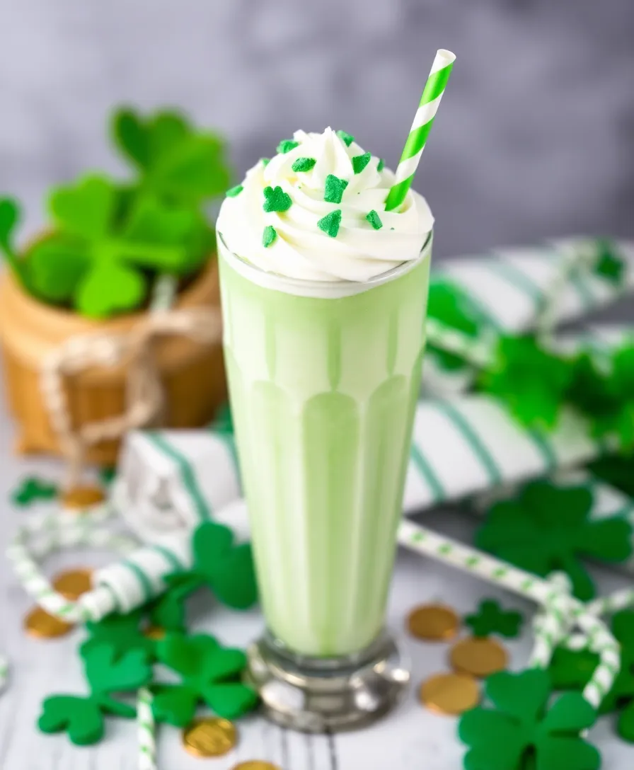 20 Irresistible St. Patrick's Day Recipes That Will Make You Feel Lucky! - 7. Shamrock Shake