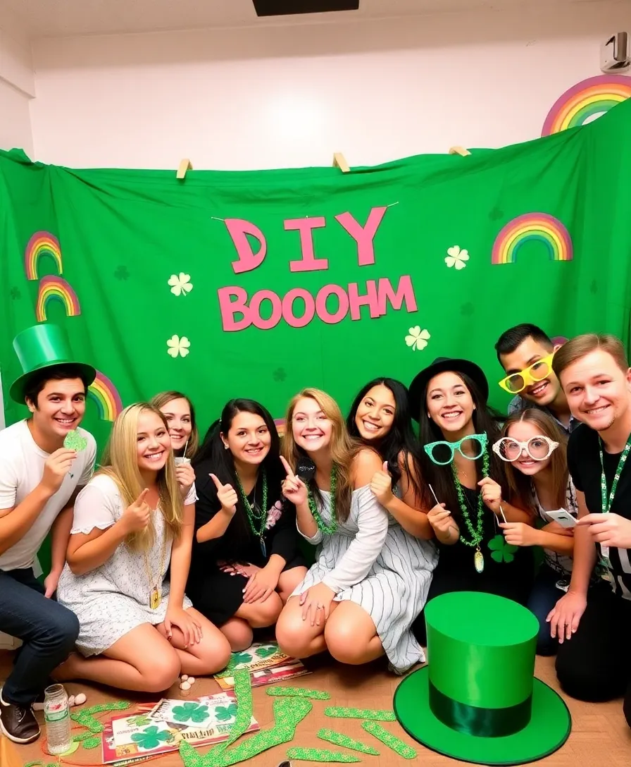 21 DIY St. Patrick's Day Decor Ideas That Will Transform Your Home Into a Lucky Haven! - 15. DIY St. Patrick's Day Photo Booth