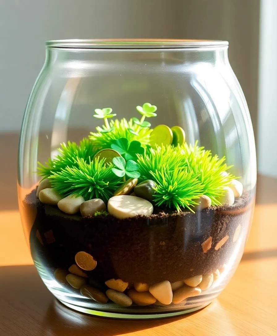 21 DIY St. Patrick's Day Decor Ideas That Will Transform Your Home Into a Lucky Haven! - 17. DIY St. Patrick's Day Terrarium