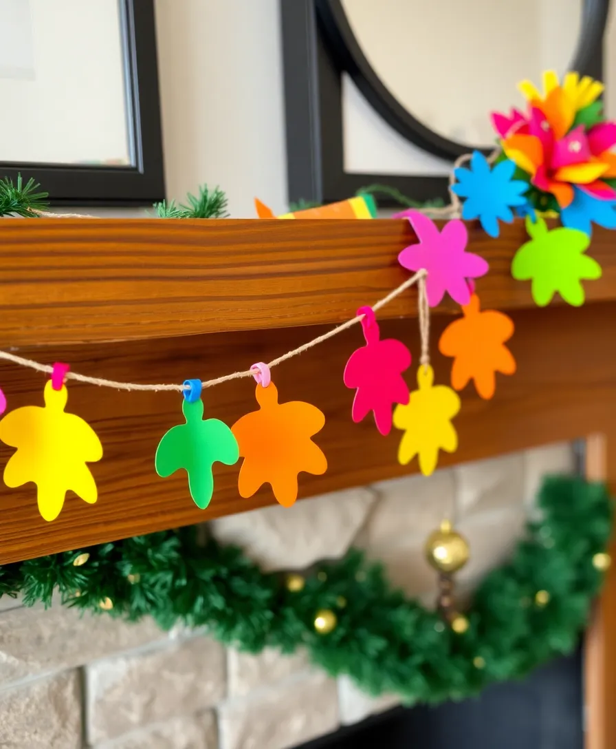 21 DIY St. Patrick's Day Decor Ideas That Will Transform Your Home Into a Lucky Haven! - 3. DIY Rainbow Garland