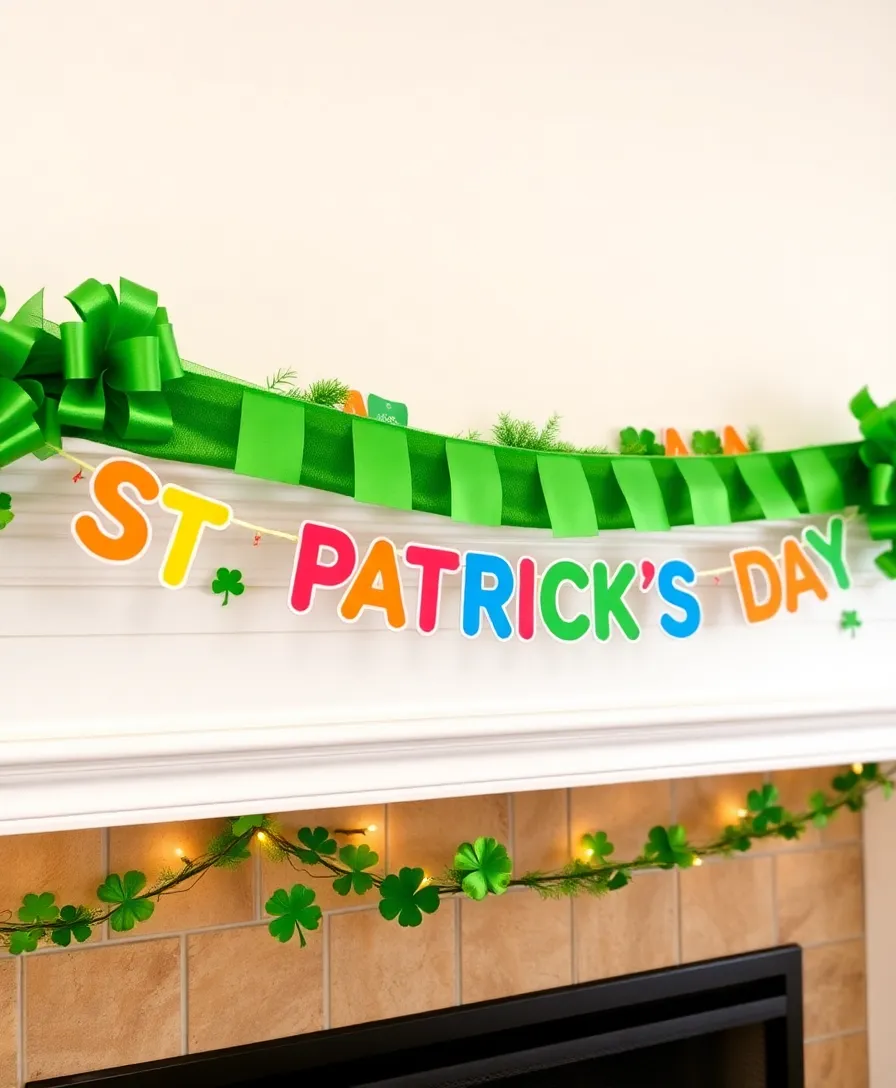 21 DIY St. Patrick's Day Decor Ideas That Will Transform Your Home Into a Lucky Haven! - 9. DIY St. Patrick's Day Banner