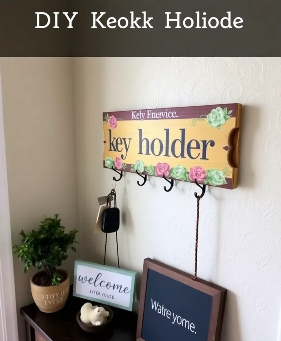 30 Stunning Dollar Tree DIY Projects That Will Transform Your Home on a Budget! - 16. Fun and Functional Key Holders