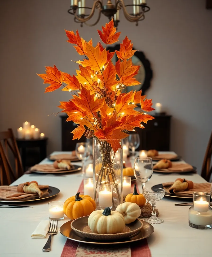 30 Stunning Dollar Tree DIY Seasonal Decor Ideas You Can Make for Pennies! - 2. DIY Thanksgiving Table Centerpiece