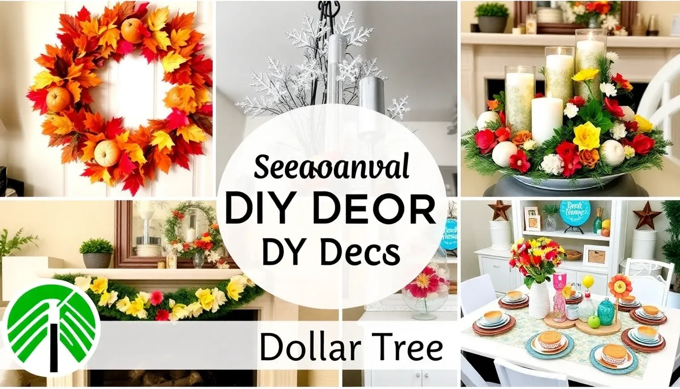 30 Stunning Dollar Tree DIY Seasonal Decor Ideas You Can Make for Pennies!