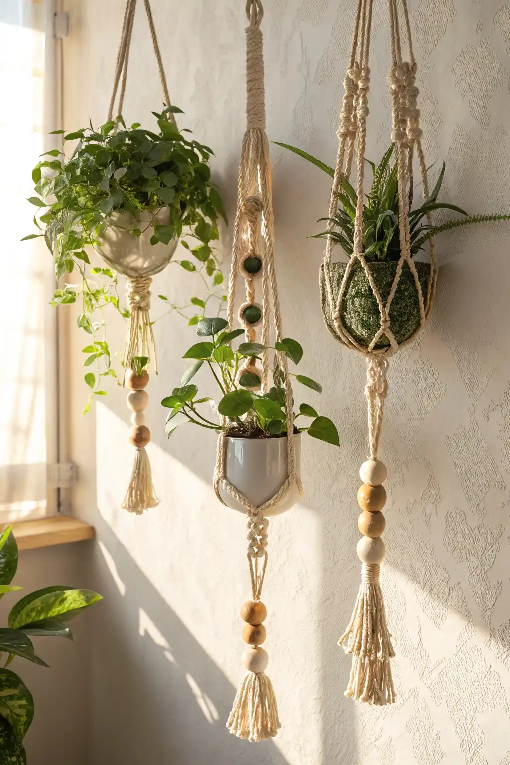 Chic Macrame Plant Hangers