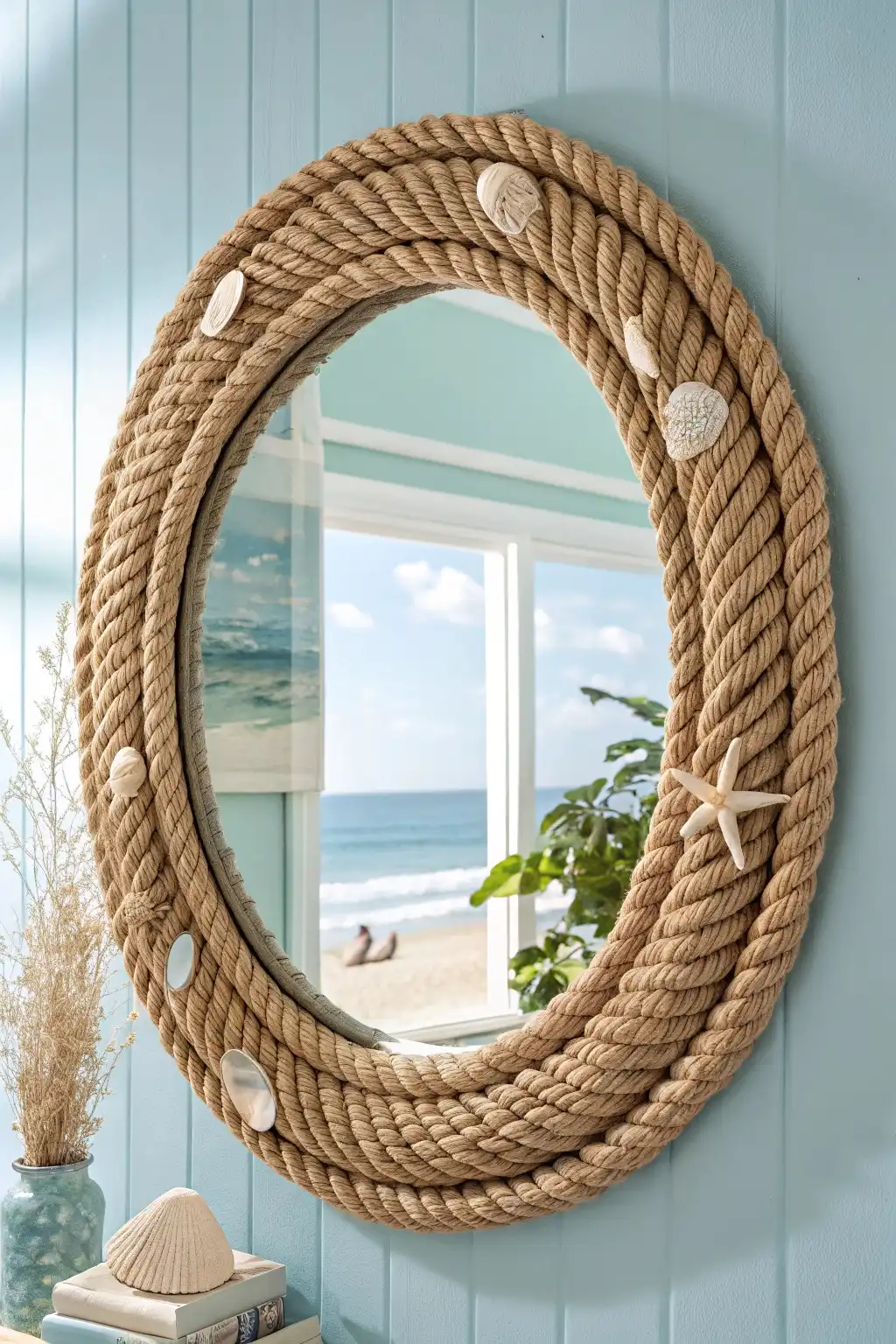 Coastal Rope Mirror