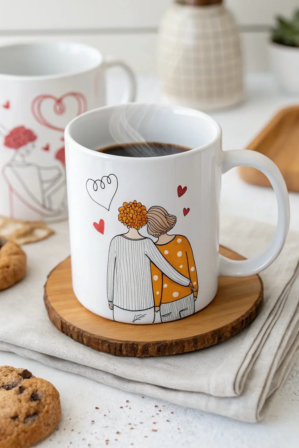 Cozy Embrace Custom Mug