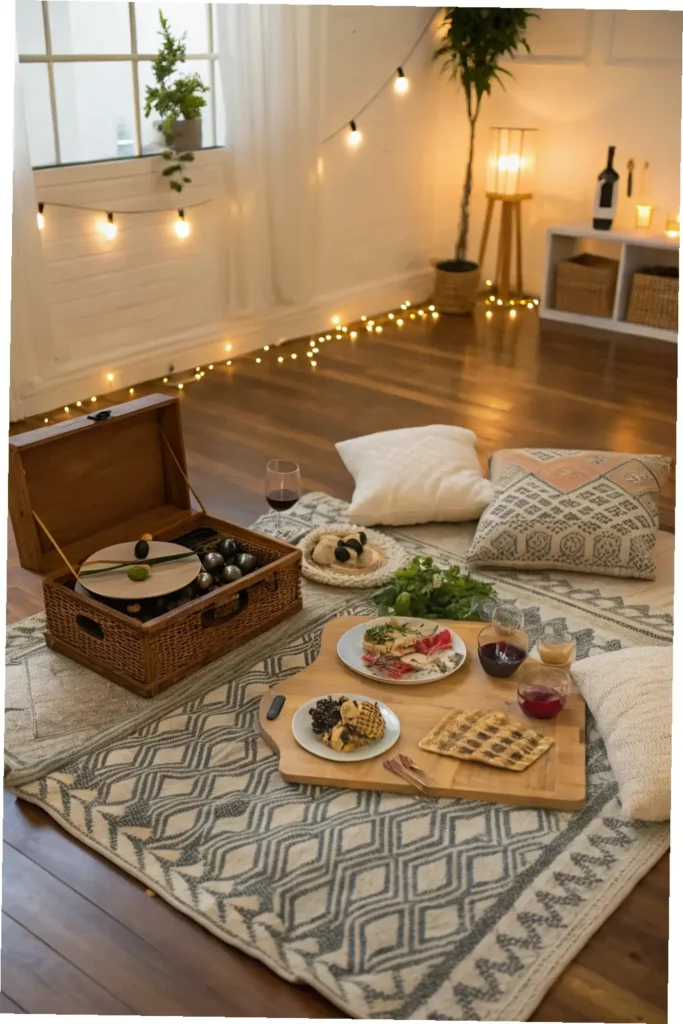 Cozy Indoor Picnic
