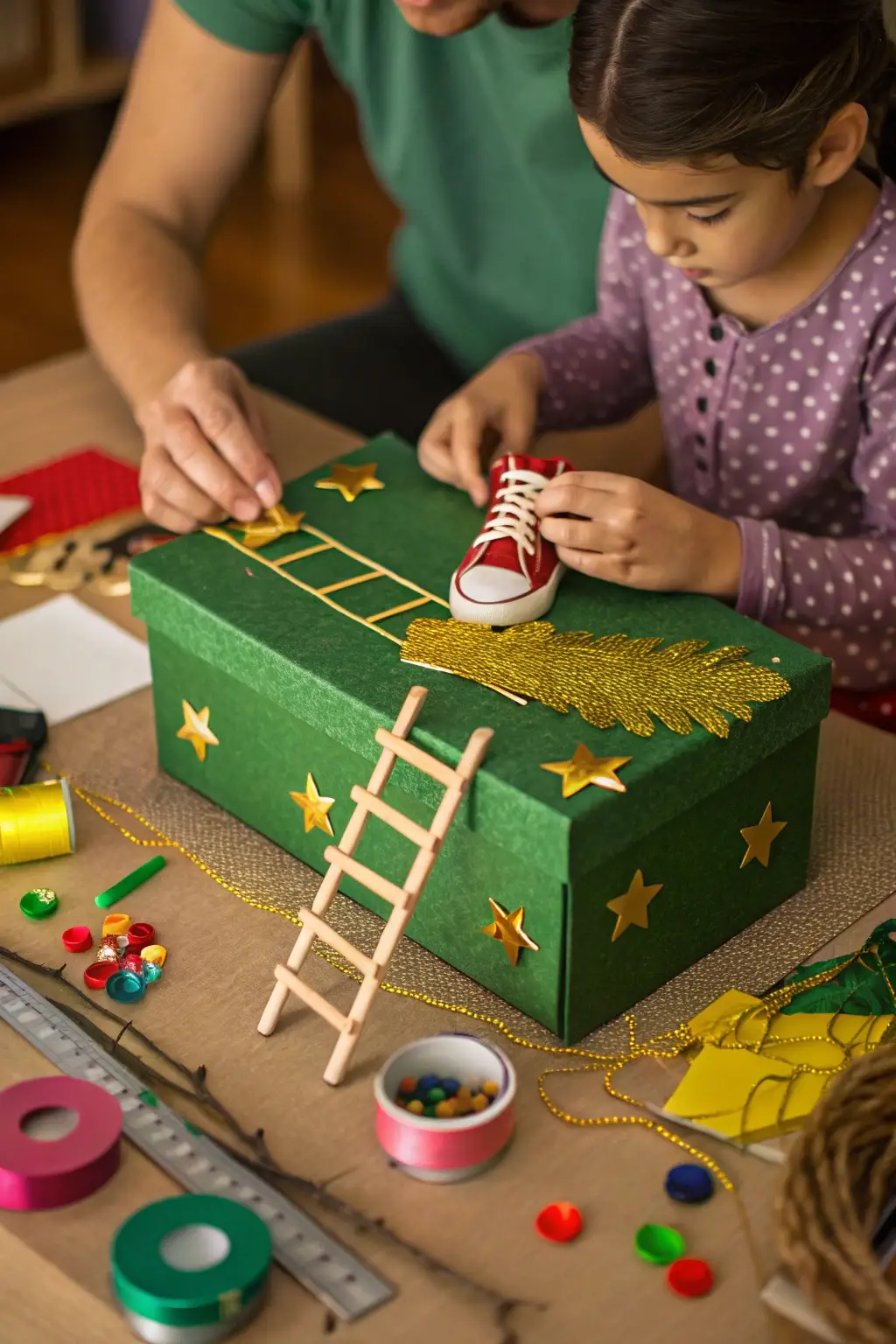 Crafting a Leprechaun's Surprise Box