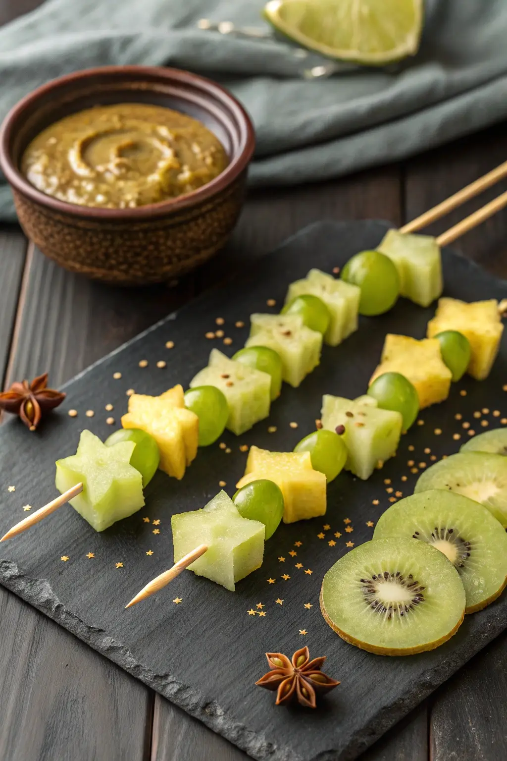 Emerald Isle Fruit Skewers