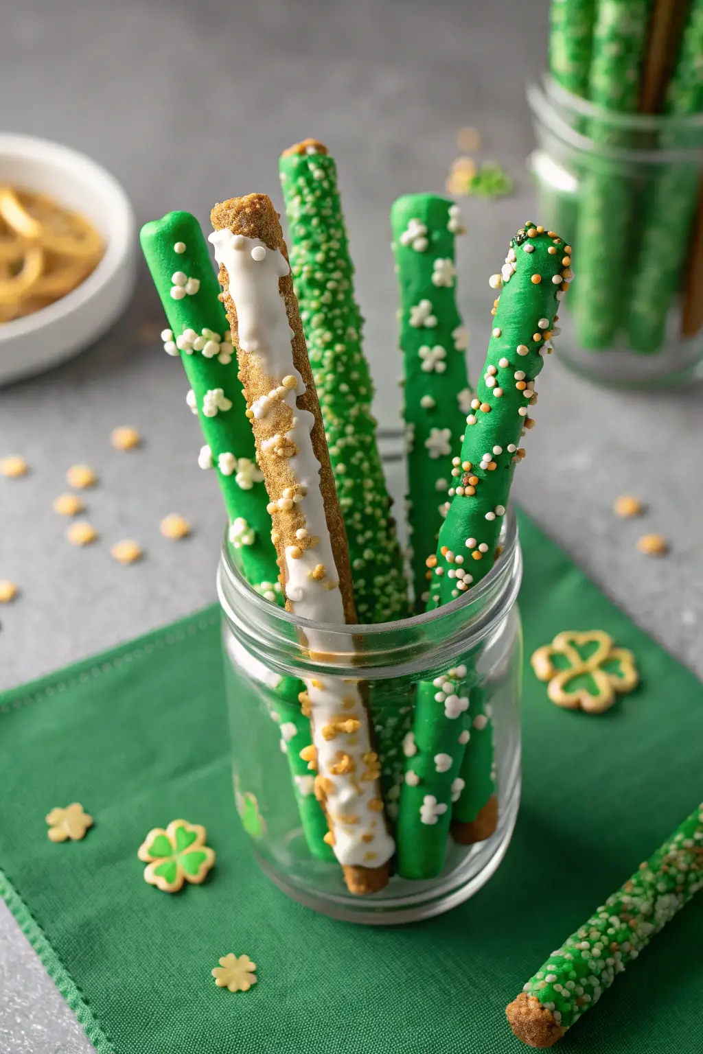 Emerald Pretzel Wands