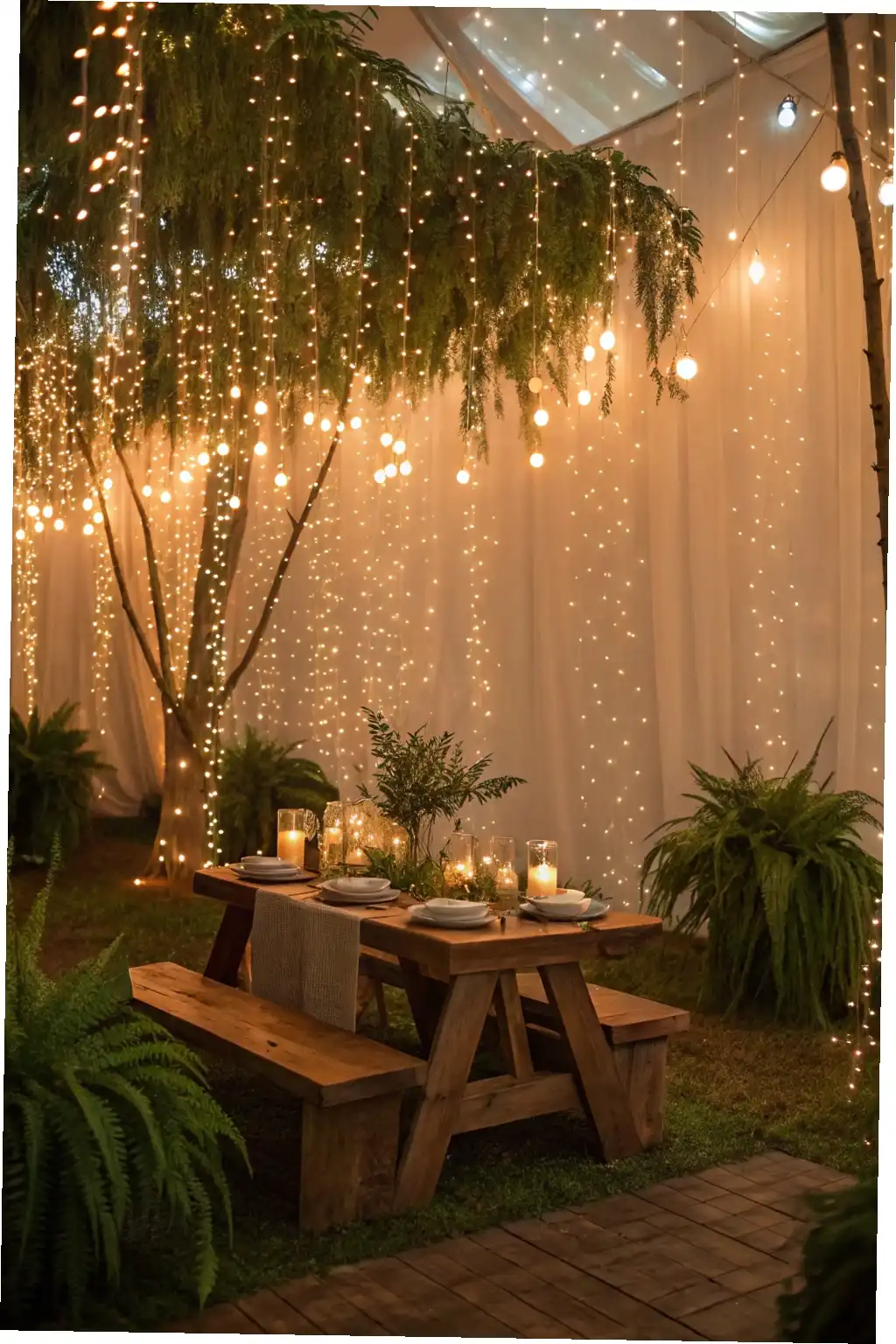 Enchanting Fairy-Lit Dinner300
