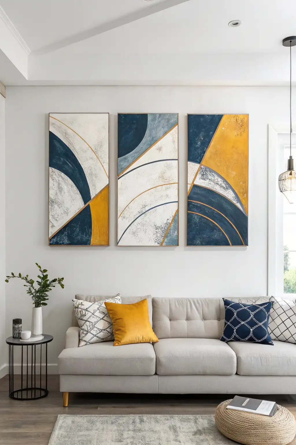 Geometric Abstract Art Panels