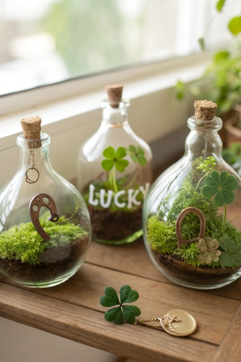 Miniature Lucky Charm Terrariums