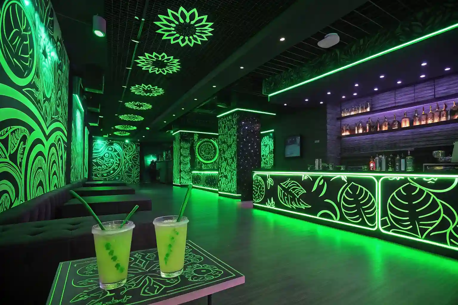 Neon Shamrock Lounge