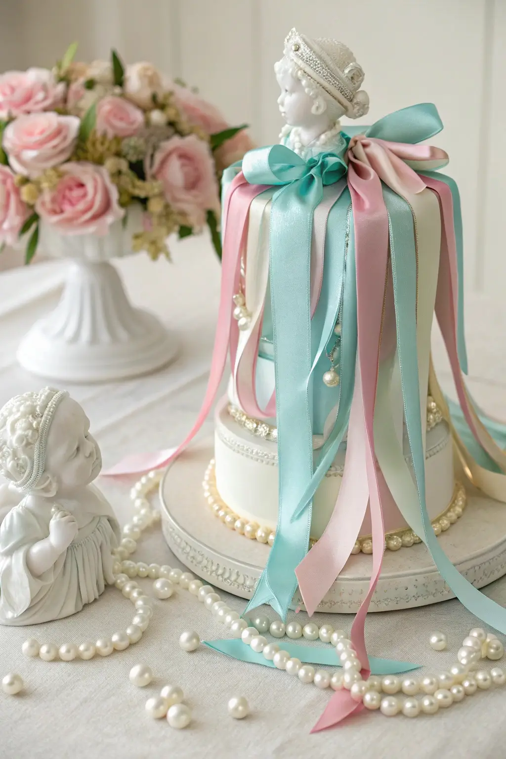 Pastel Ribbon Cascade