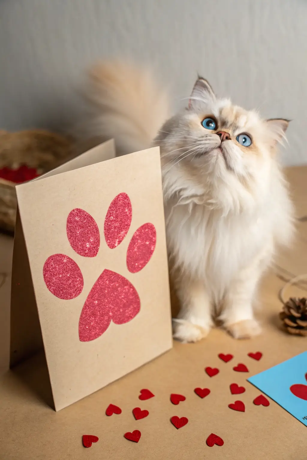 Paw-some Valentine's Day Card