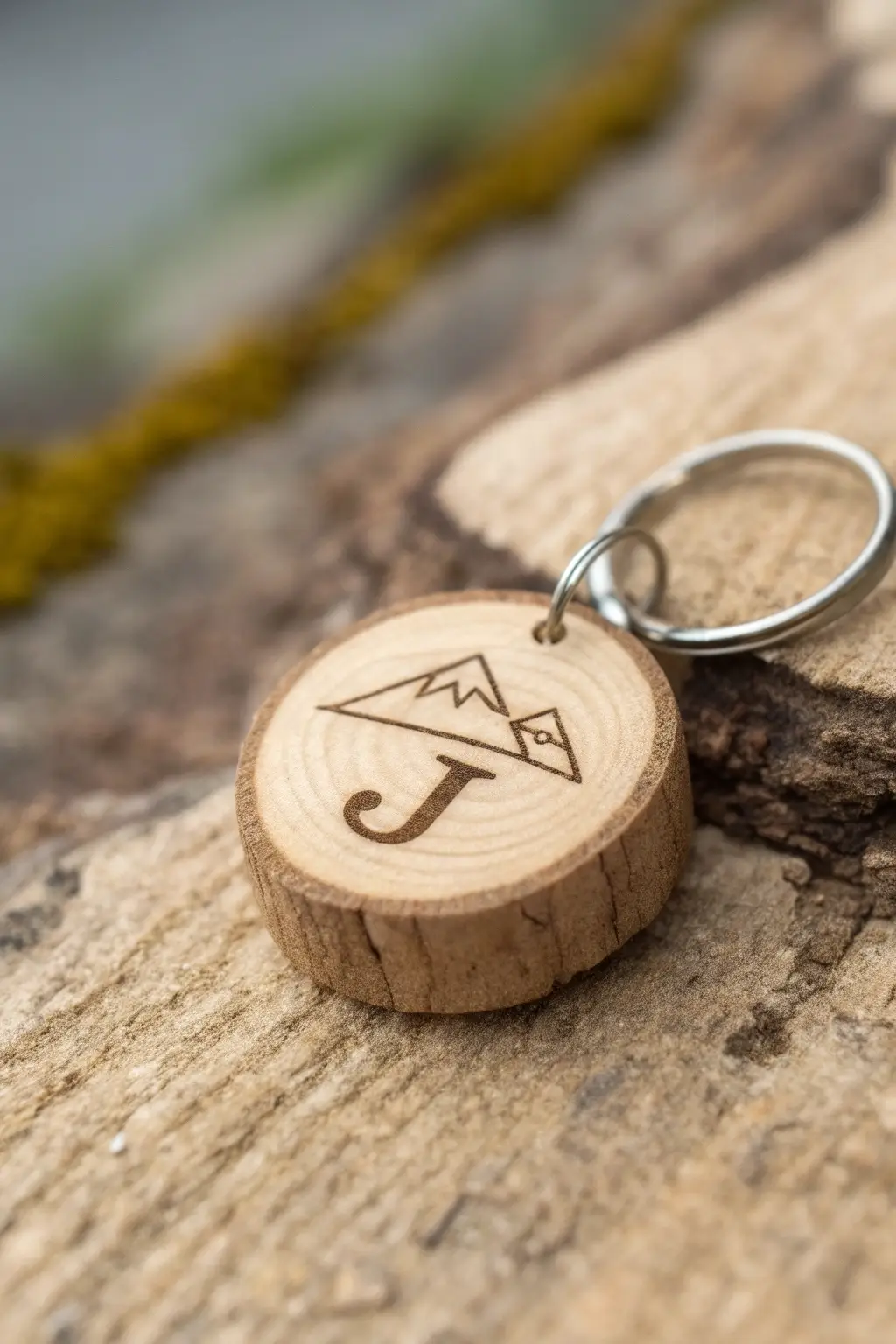 Personalized Mountain Explorer Keychain
