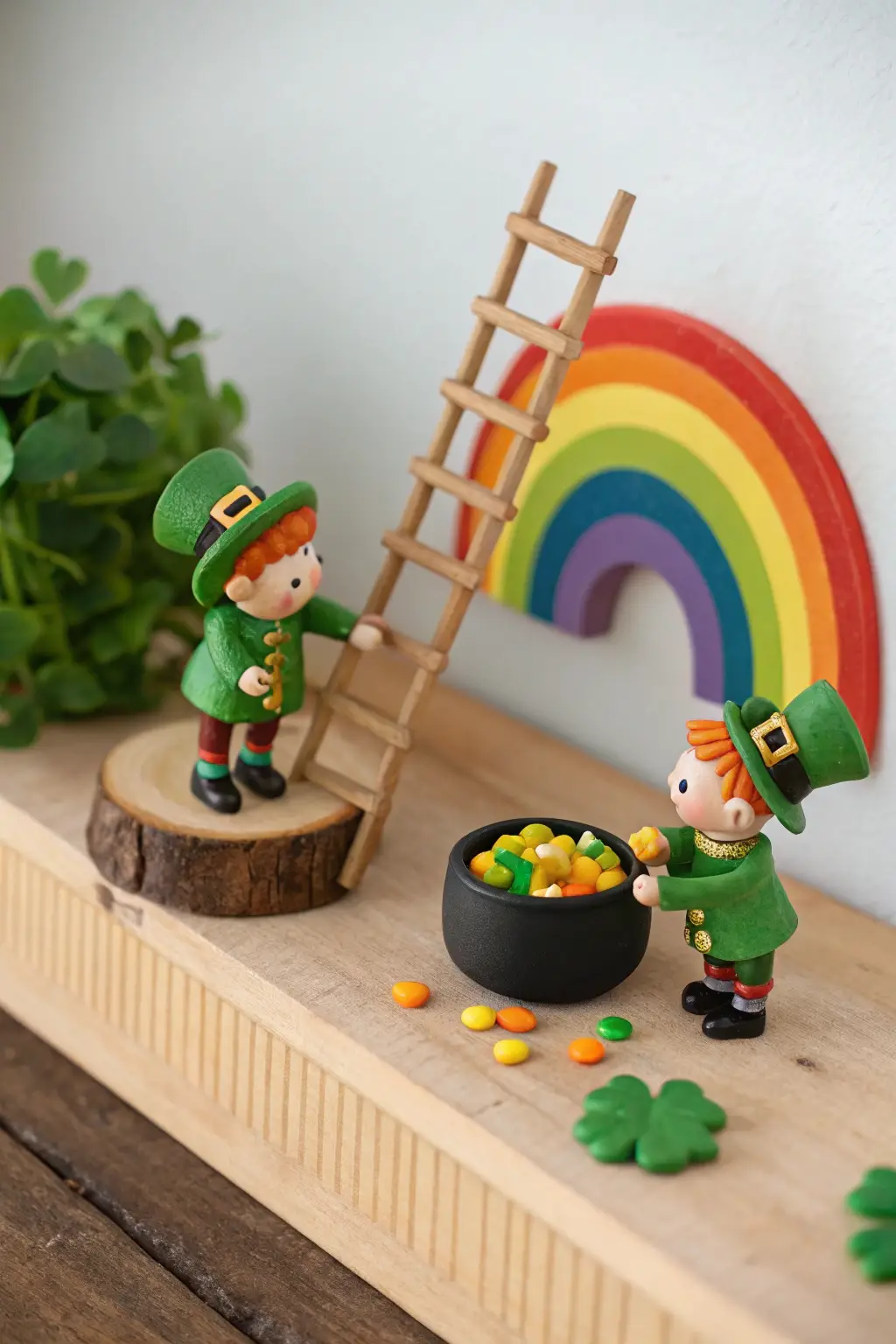 Playful Leprechaun Scene