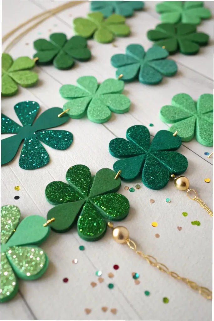 Sparkling Shamrock Pins