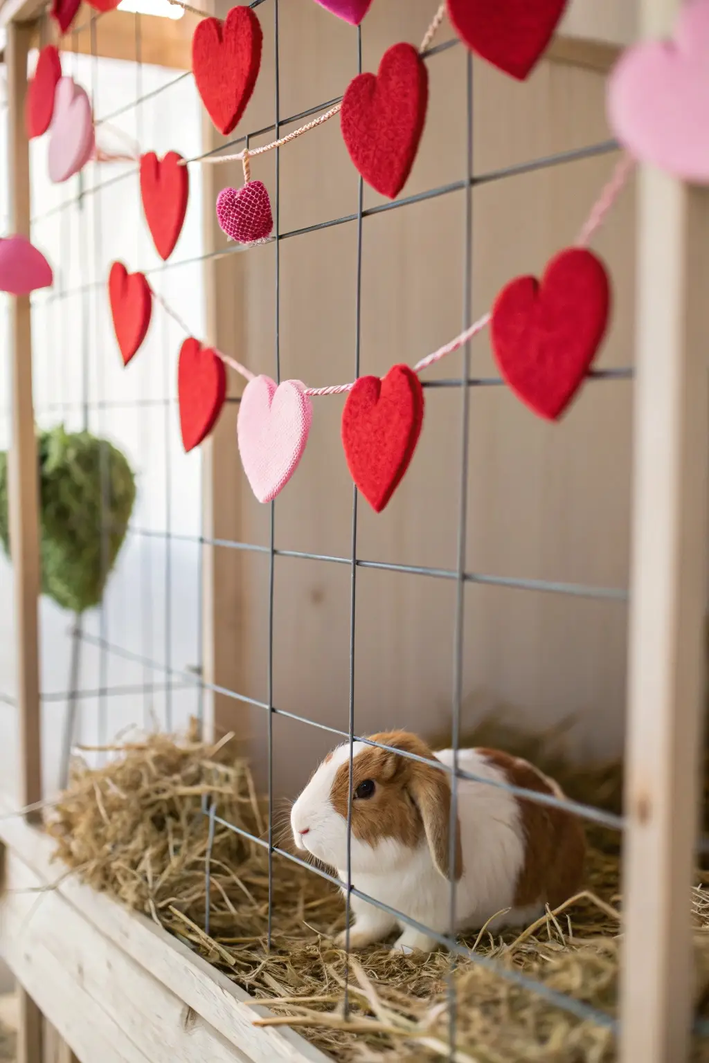 Valentine's Day Hutch Decor