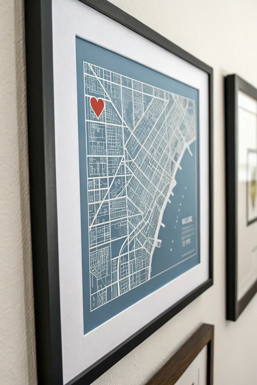 Where Our Love Began: Custom Map Art