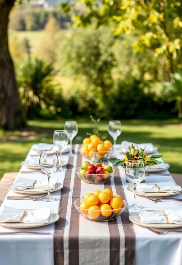 15 Gorgeous Memorial Day Table Decor Ideas That Will Wow Your Guests! - 12. Picnic Table Glam