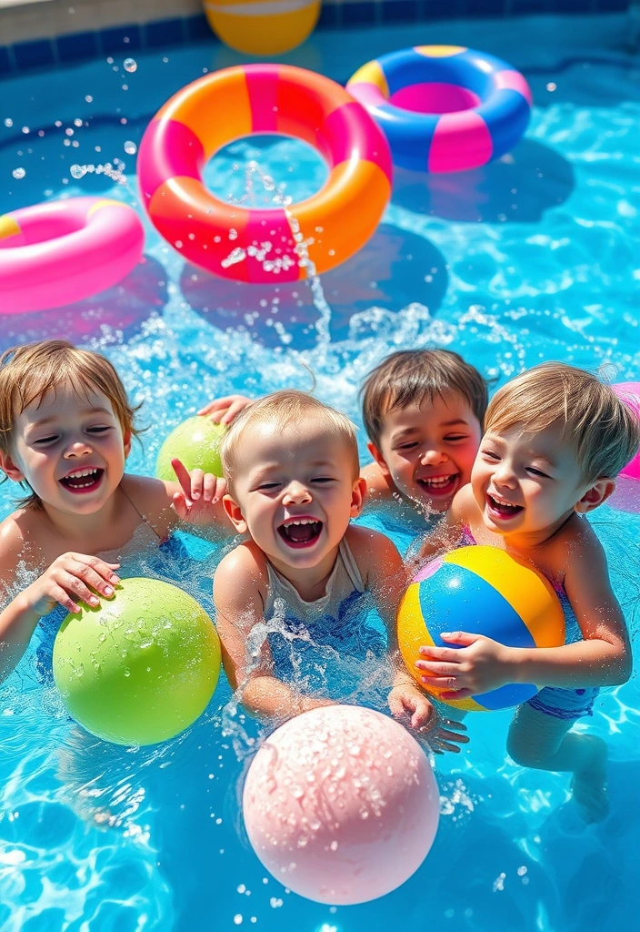 16 Creative Memorial Day Photography Ideas to Capture Family Memories (You’ll Love #4!) - 11. Fun with Water Games