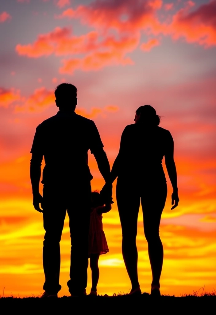 16 Creative Memorial Day Photography Ideas to Capture Family Memories (You’ll Love #4!) - 15. Sunset Silhouette Shots