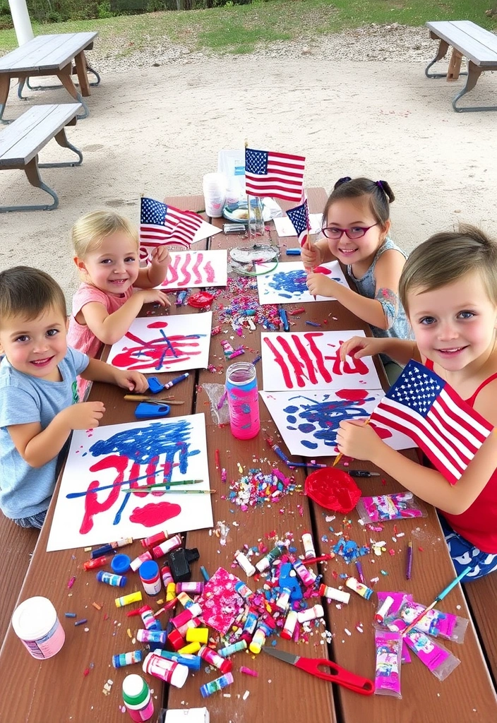 16 Creative Memorial Day Photography Ideas to Capture Family Memories (You’ll Love #4!) - 7. Memory Making with Crafts