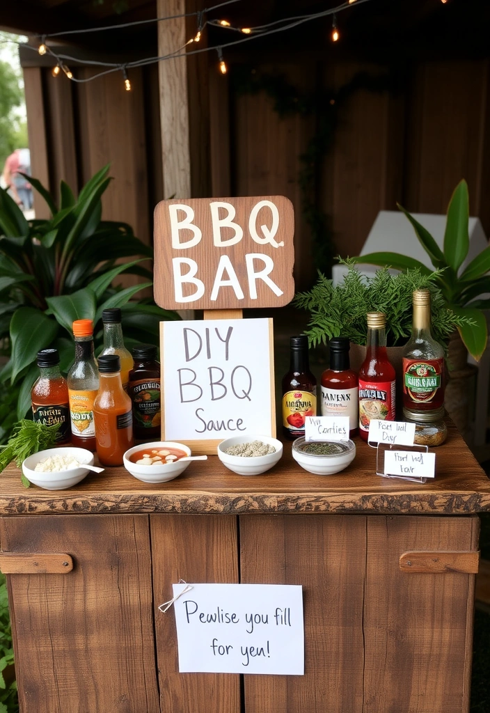 20 Memorial Day Party Ideas That'll Make Your BBQ the Talk of the Town! - 2. DIY BBQ Sauce Bar