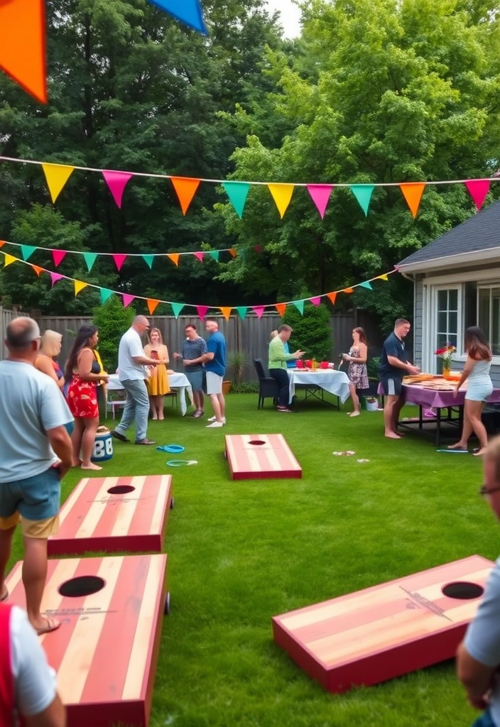 20 Memorial Day Party Ideas That'll Make Your BBQ the Talk of the Town! - 5. Lawn Games Galore