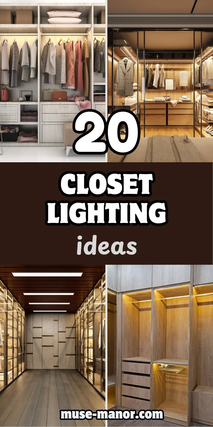 20 closet lighting ideas