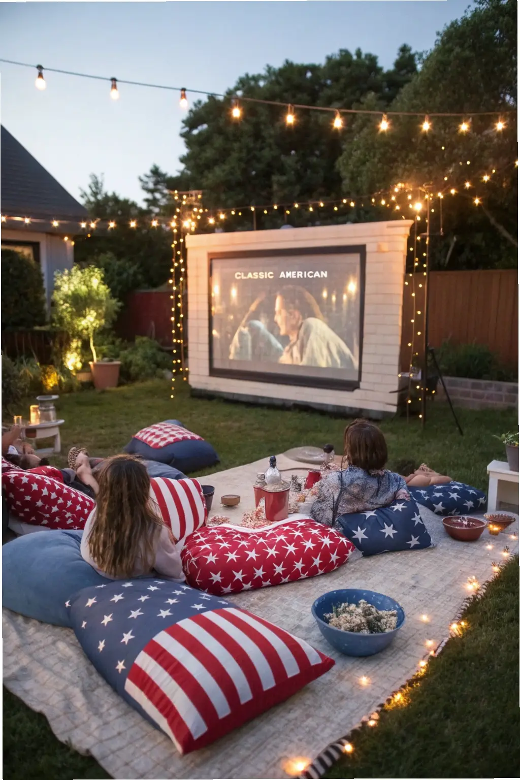 Backyard Movie Night Experience