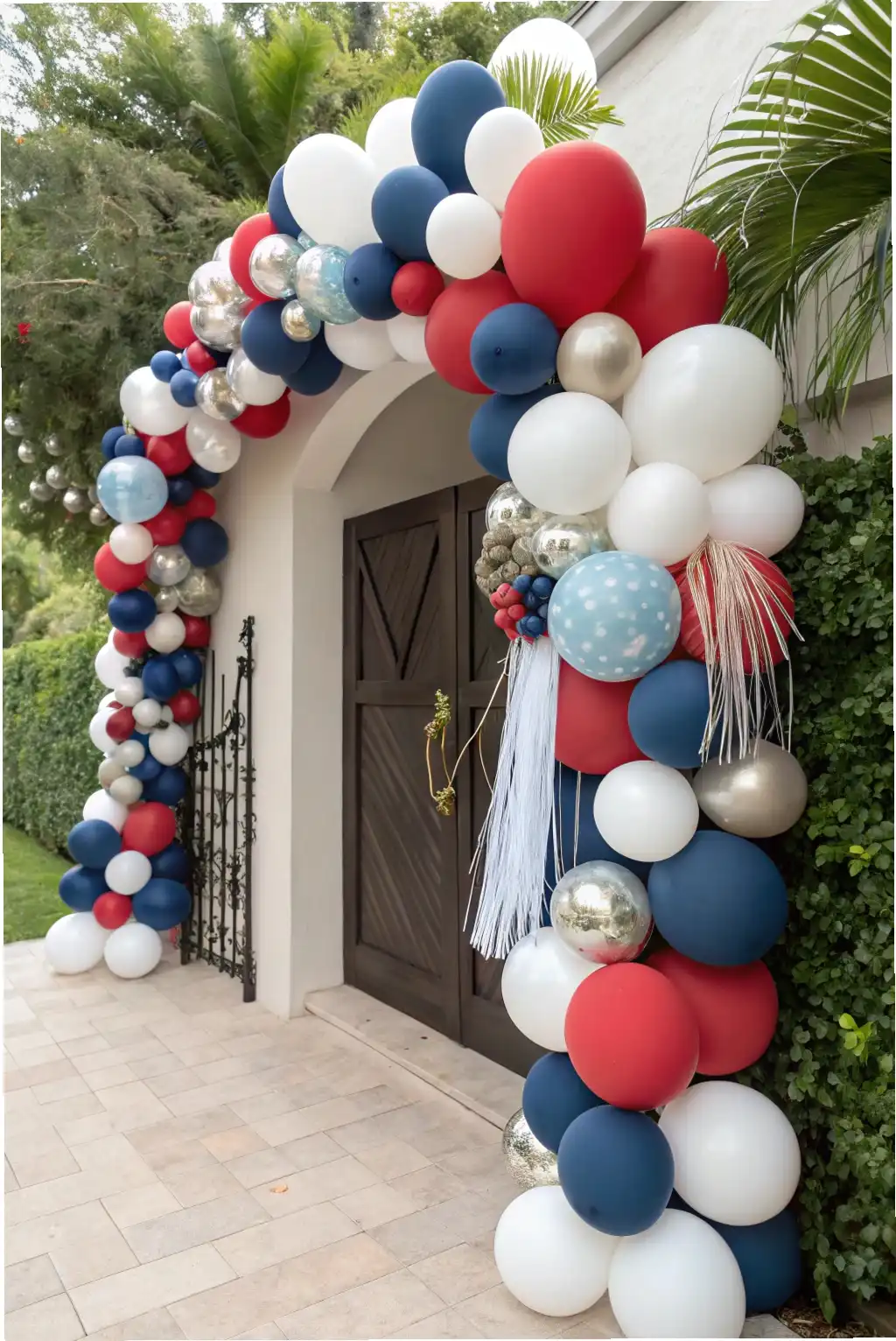 Bold Balloon Arch Entrance