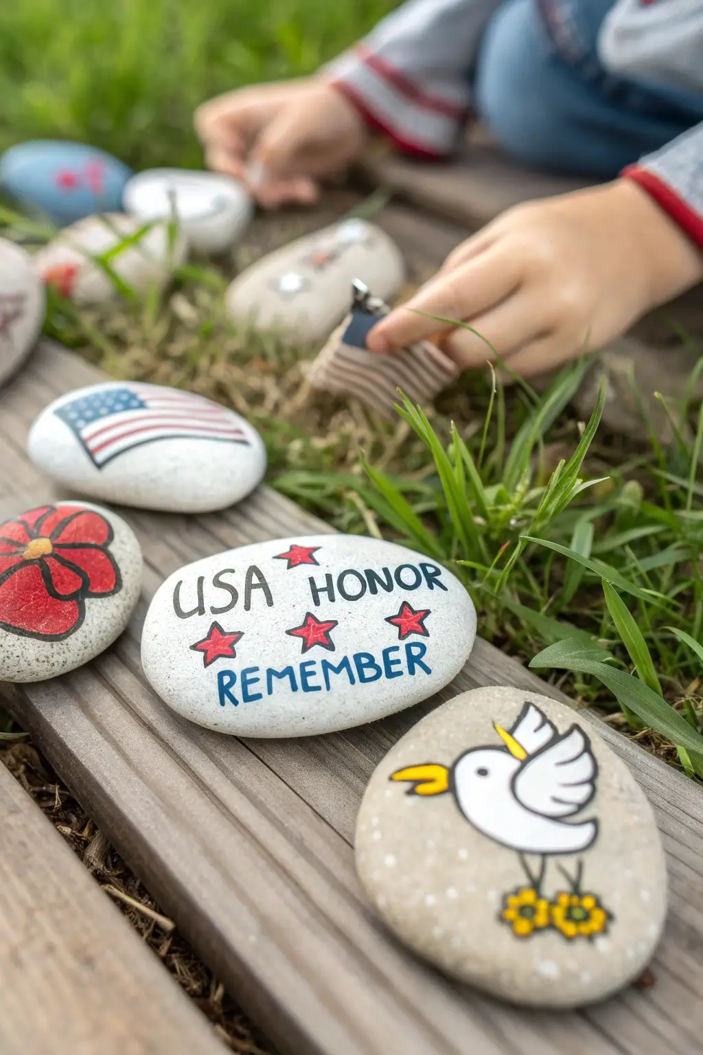 Commemorative Painted Rocks