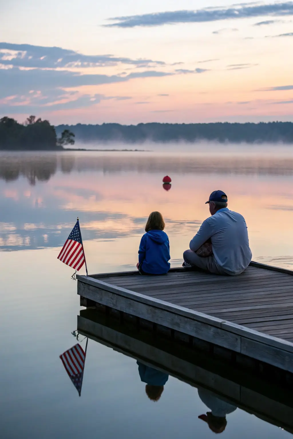 Dawn's Reflection: A Quiet Tribute
