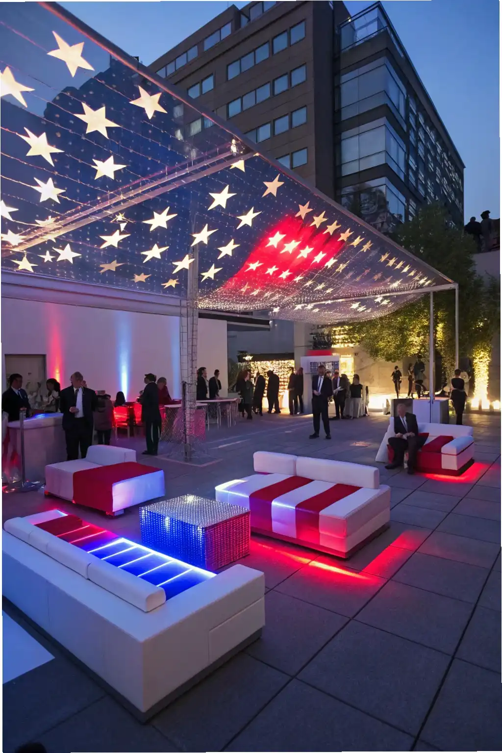 Dazzling Urban Rooftop