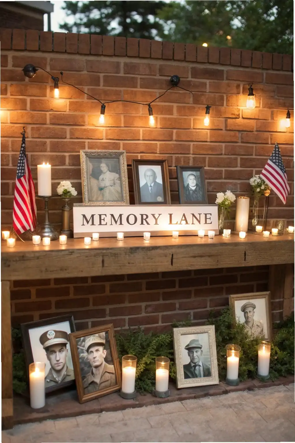 Honoring Memory Lane Display