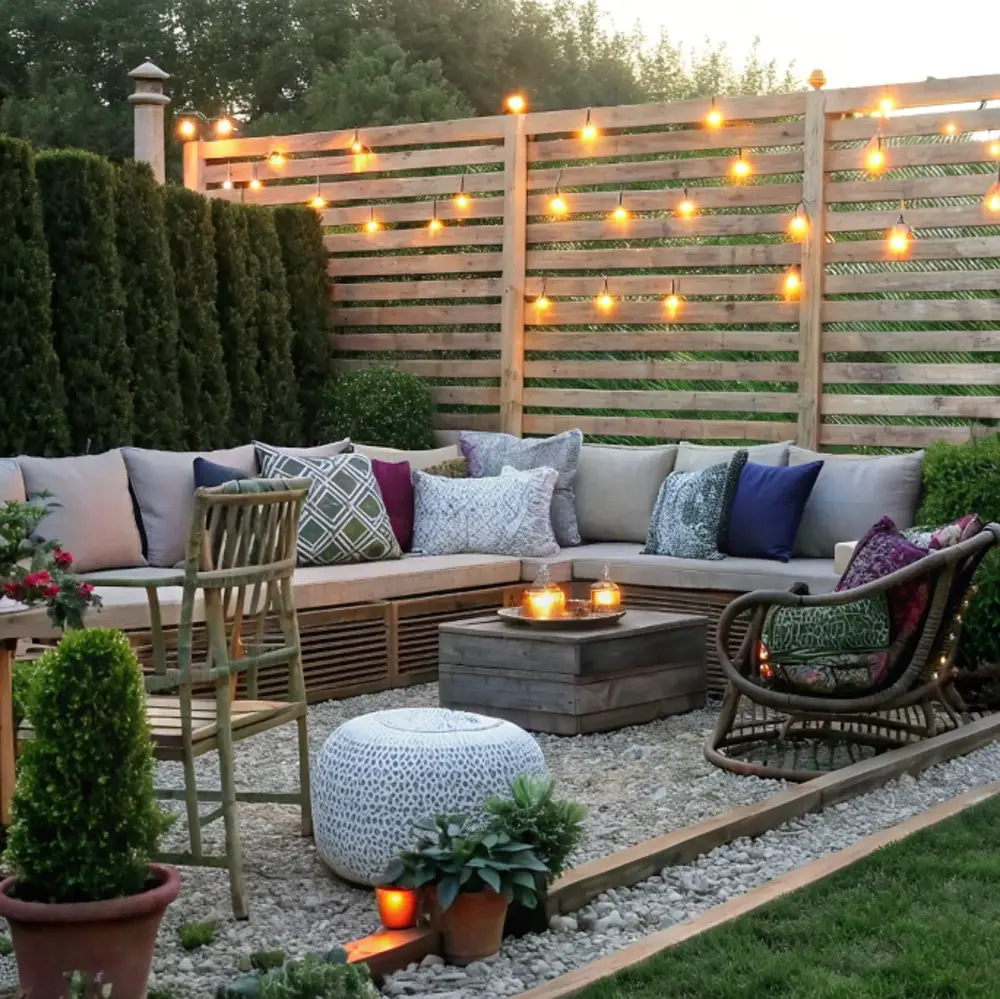 Horizontal Fence Light Display