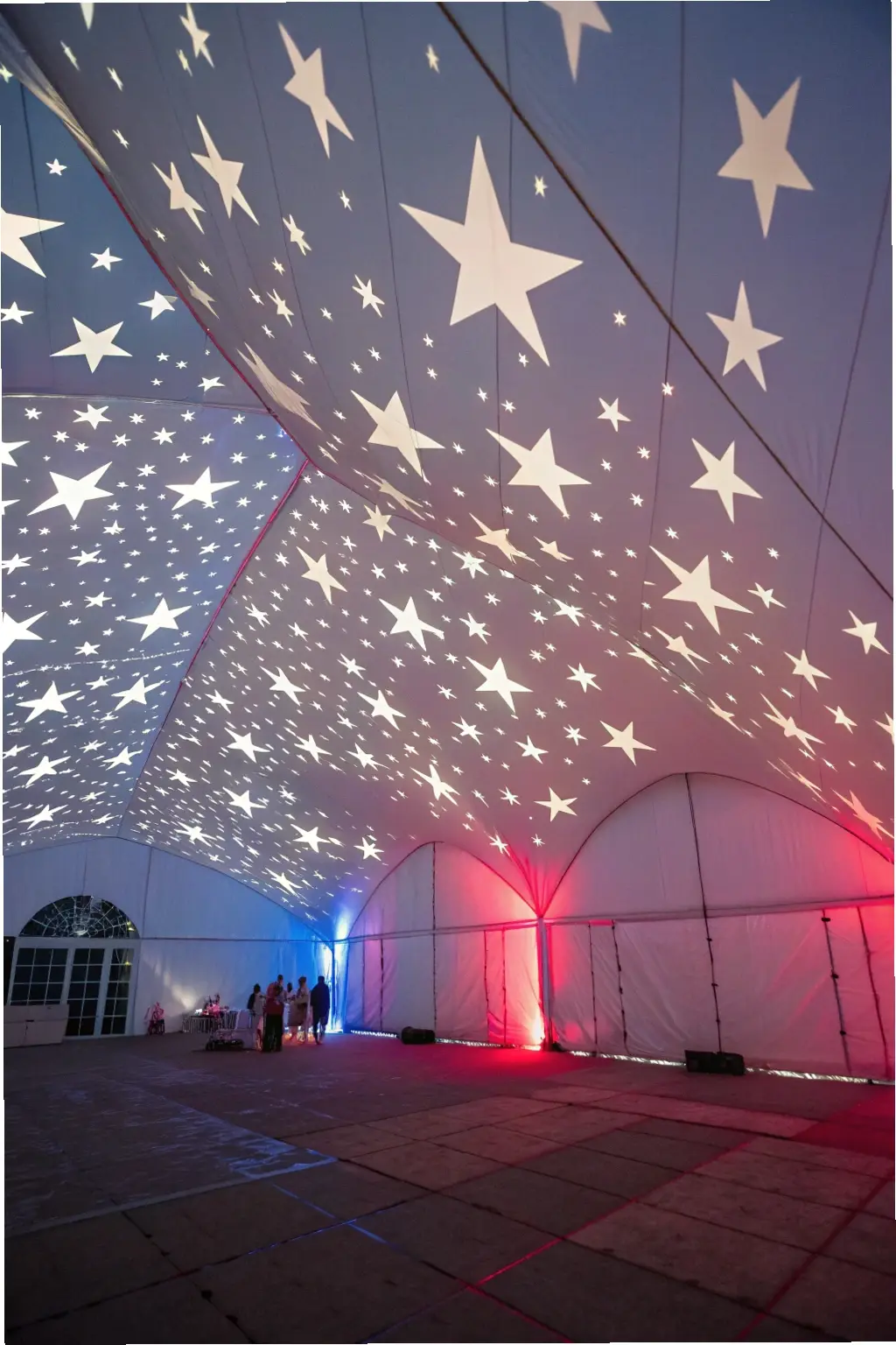 Illuminated Star Tent Ceiling