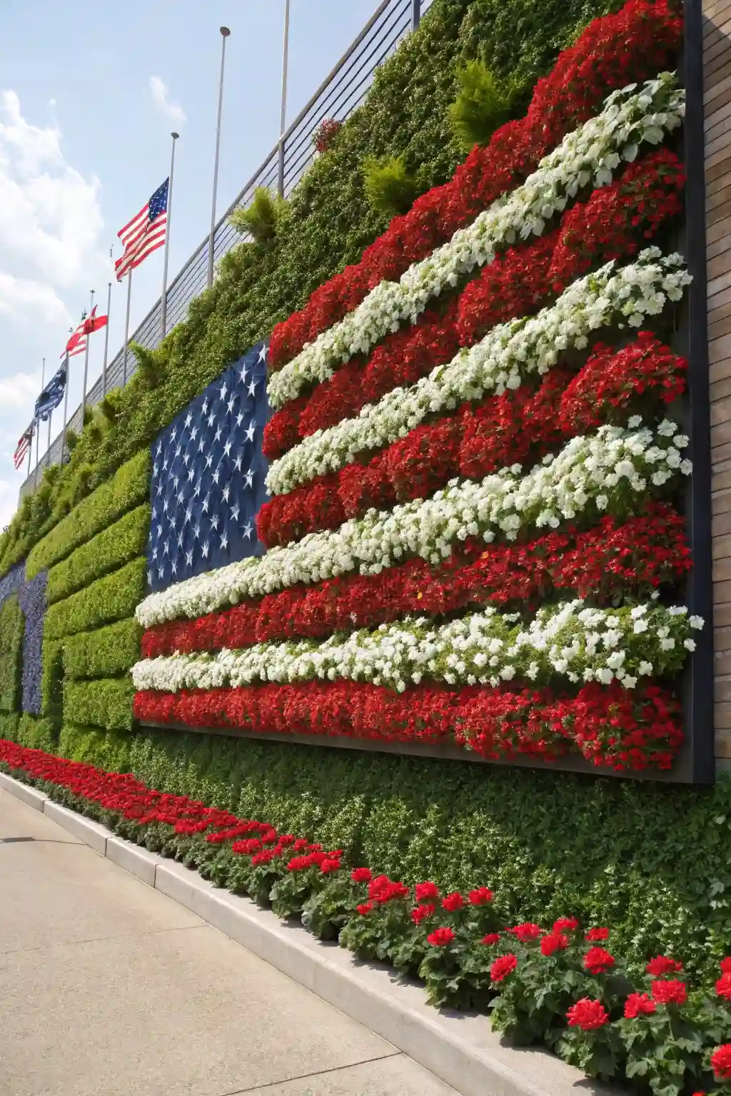 Living Flag Vertical Garden