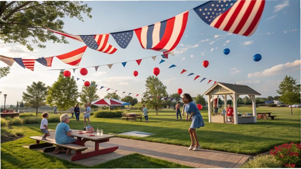 Memorial Day Outdoor Games and Decorations