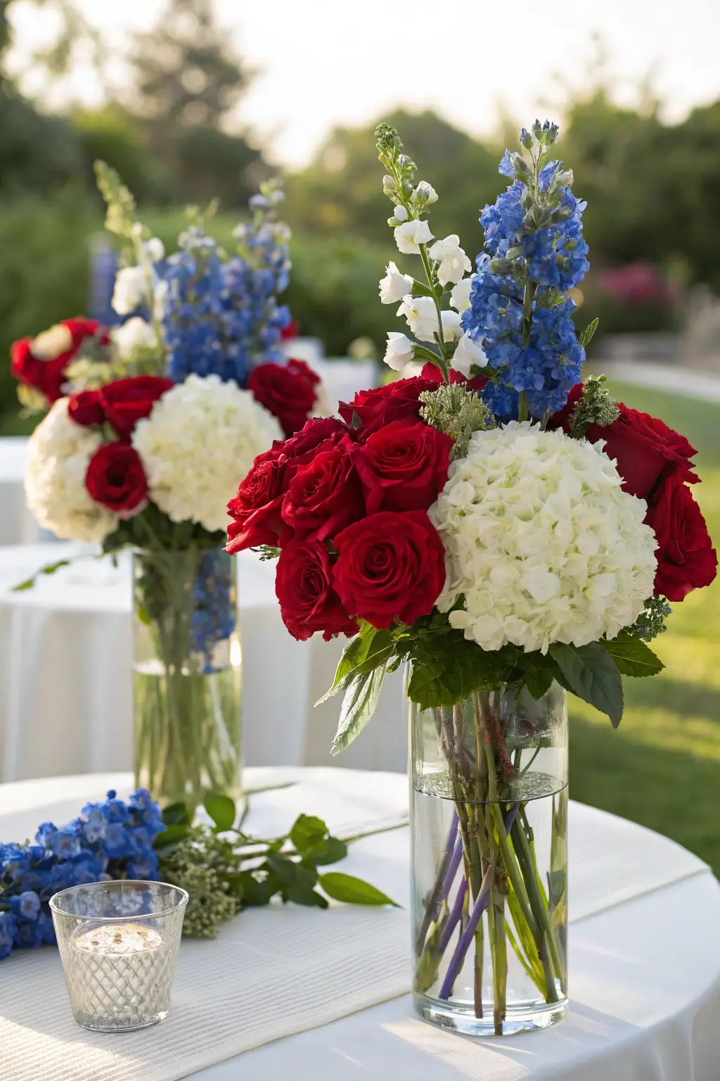 Patriotic Floral Centerpieces
