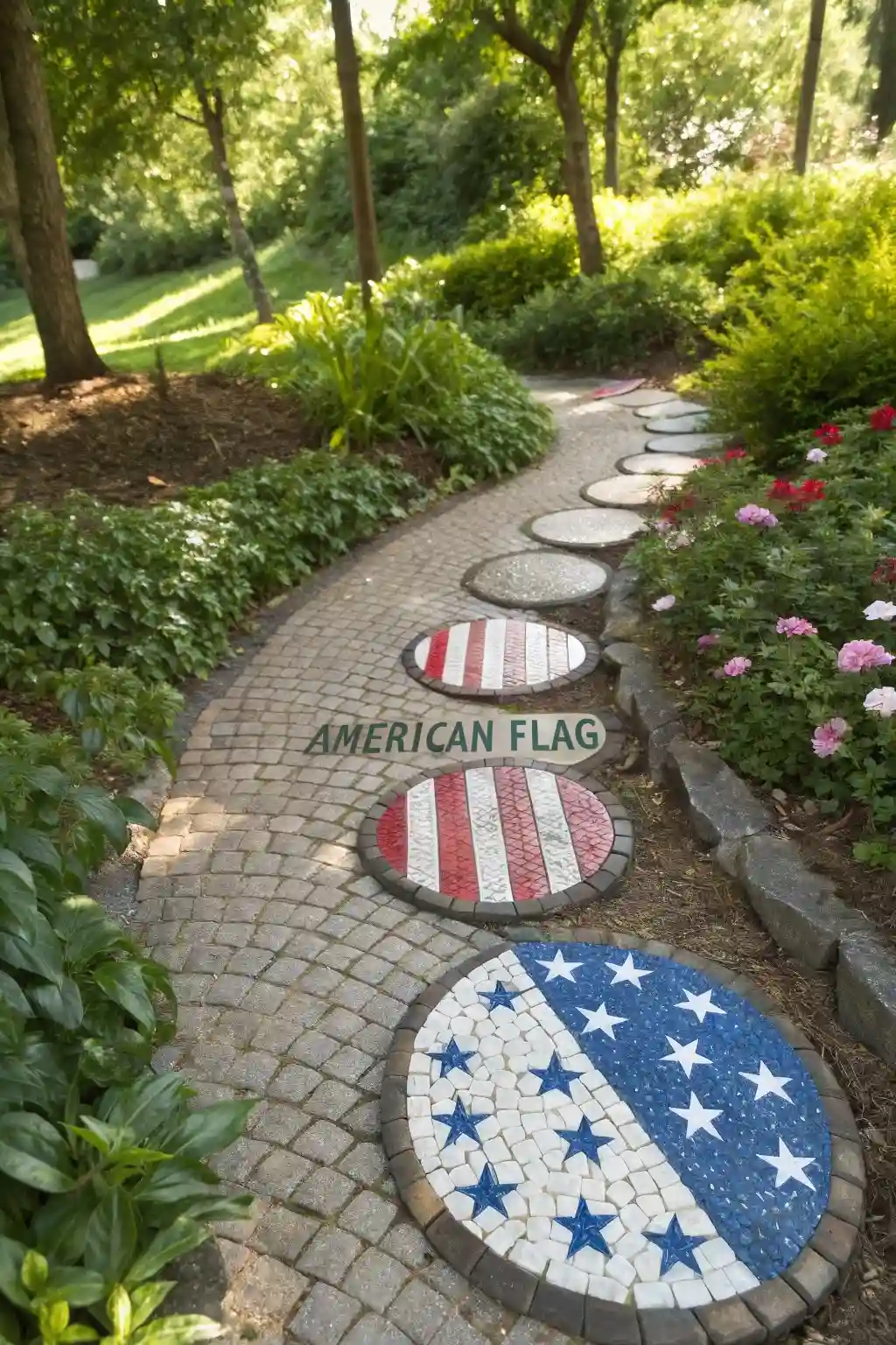 Patriotic Stepping Stones