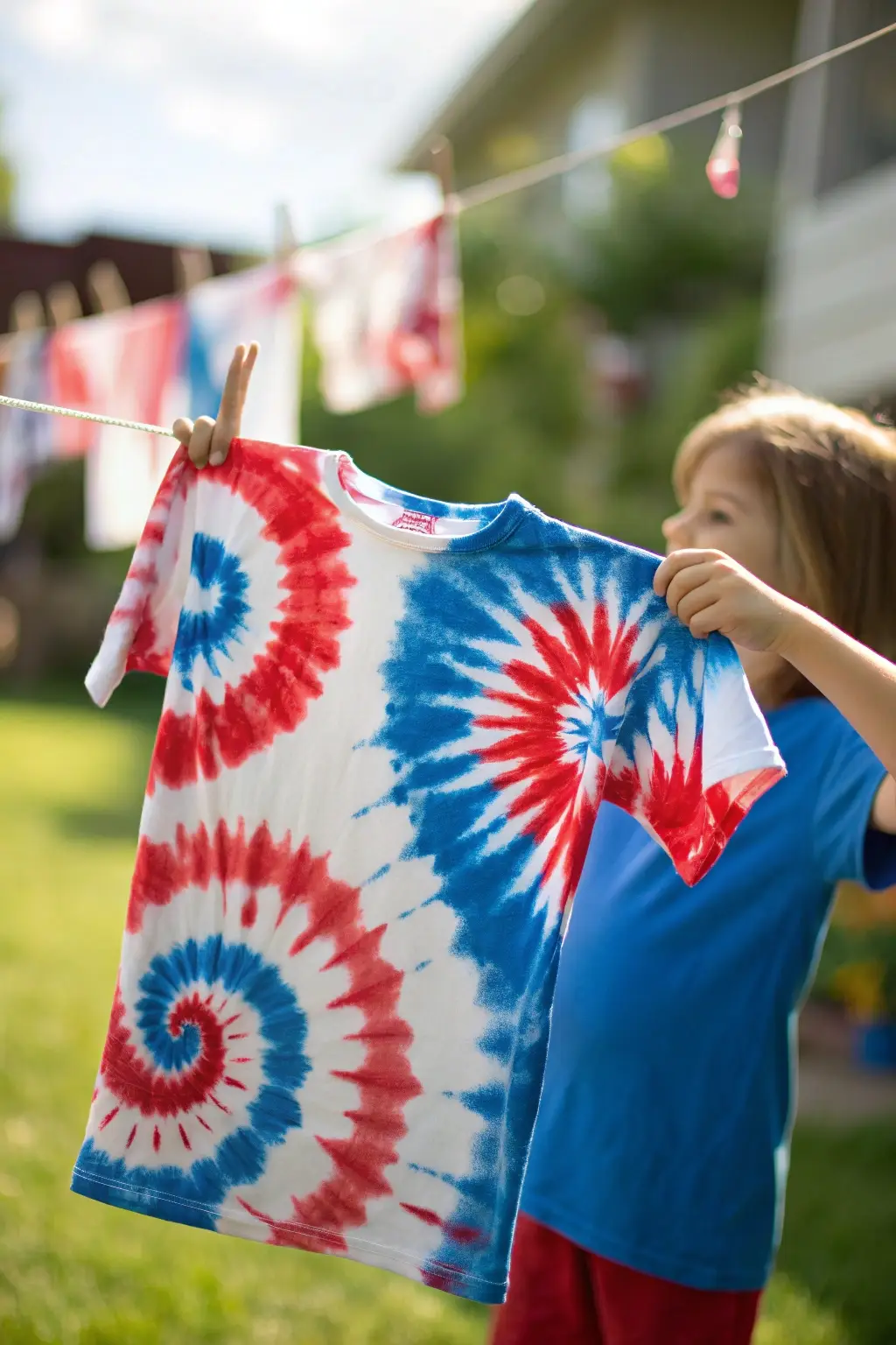 Patriotic Tie-Dye Shirts